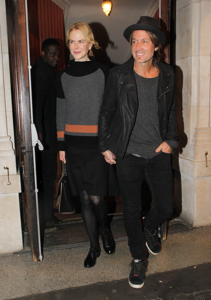 Nicole Kidman and Keith Urban in London October 2015