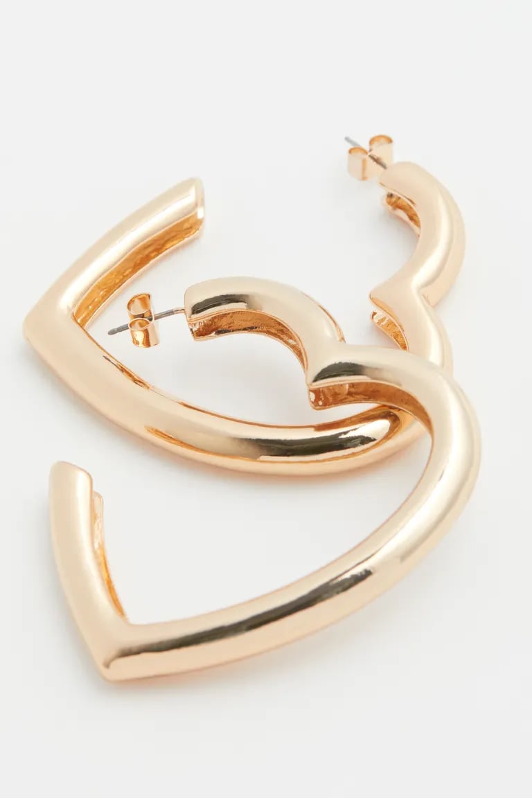 H&M Heart-Shaped Earrings