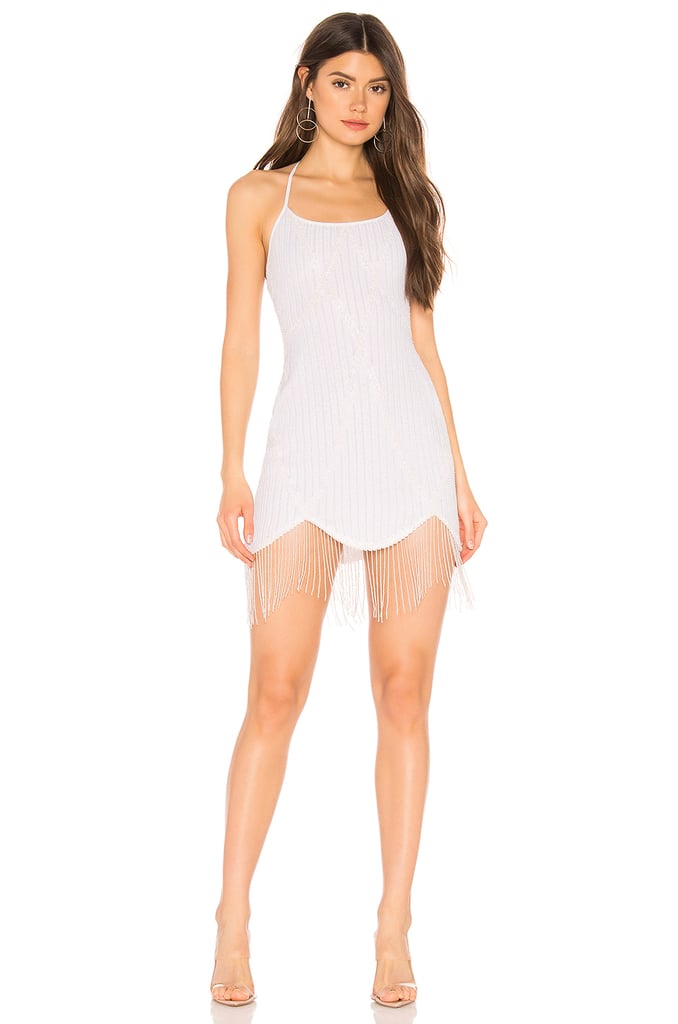 Majorelle Paloma Mini Dress in Pearl White