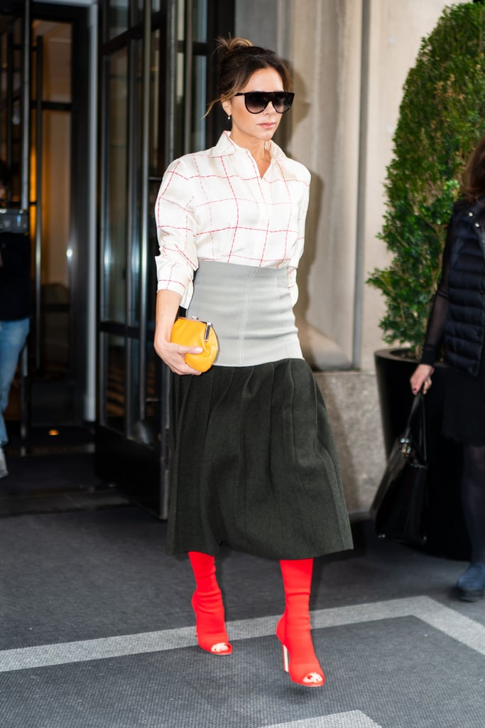 Victoria Beckham's Red Boots