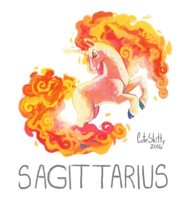 Rapidash as Sagittarius