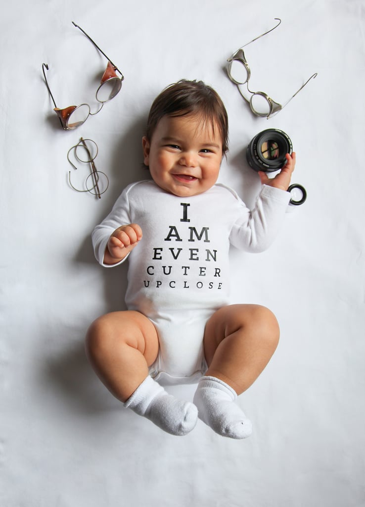 Mom's Weekly Photo Shoot of Punny Onesies