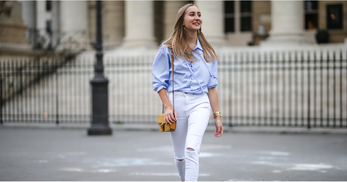 White Jeans Outfit Ideas | POPSUGAR Fashion