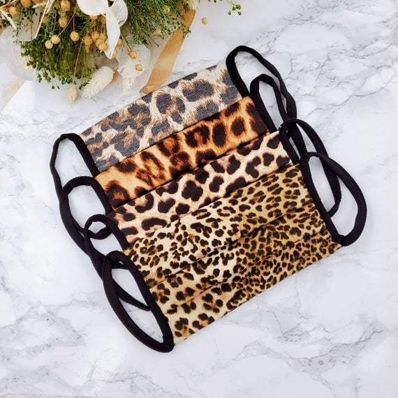 Face Mask Leopard Print Mask