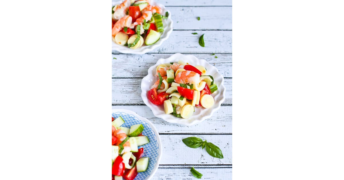 Shrimp, Heart of Palm, Cucumber, and Tomato Salad Tomato Salads