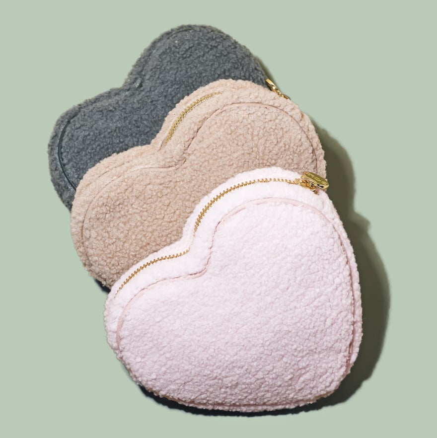 Stoney Clover Lane Cozy Heart Pouches