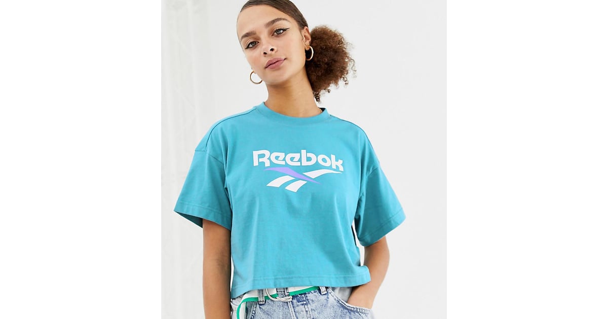 reebok classic cropped t shirt
