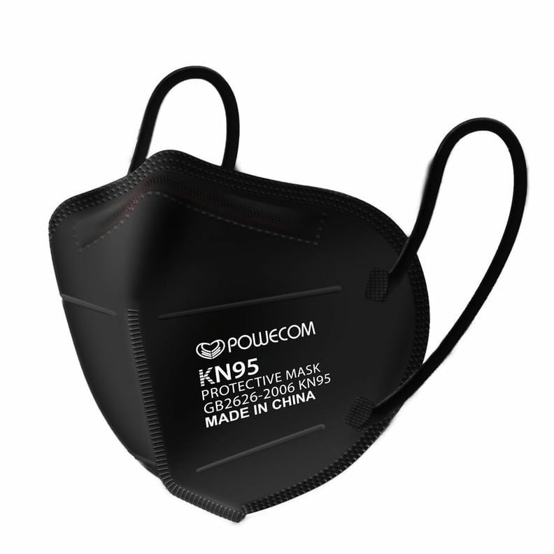 A Great Choice For Traveling: Black Powecom KN95 Face Mask Respirator