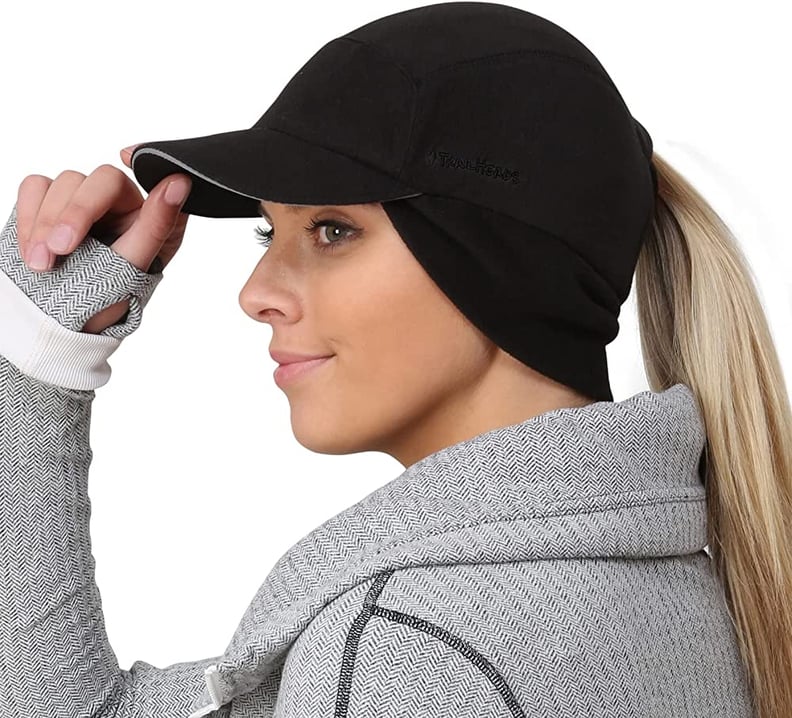 Best Cold-Weather Workout Clothes: TrailHeads Fleece Ponytail Hat with Drop Down Ear Warmer