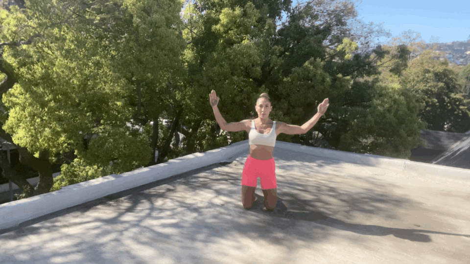 Kneeling Shoulder Press