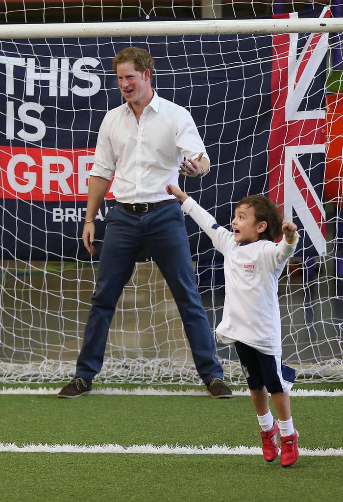 Prince Harry at the World Cup in Brazil