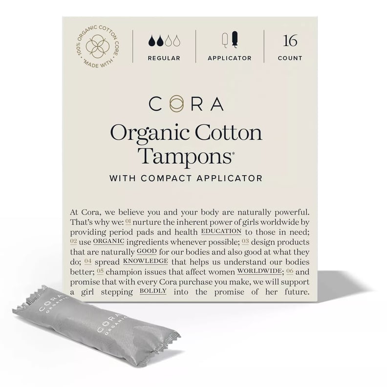 Cora Organic Cotton Tampons