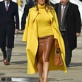 Melania Trump Treated the Airport Tarmac Like Her Personal Runway in This $5,000 Coat