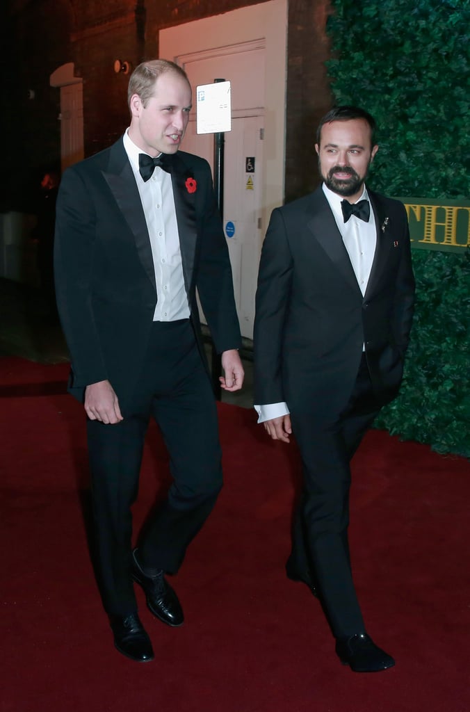 Prince William London Evening Standard Theatre Awards 2016