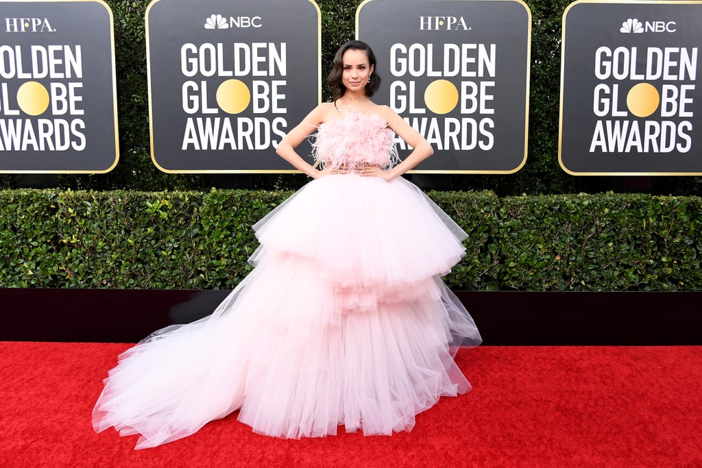 Sofia Carson Giambattista Valli Gown at Golden Globes 2020