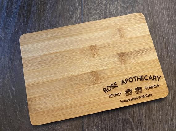 Rose Apothecary Bamboo Cutting Board