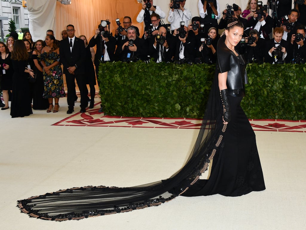 Bella Hadid Wore a 10-Pound Veil to the Met Gala