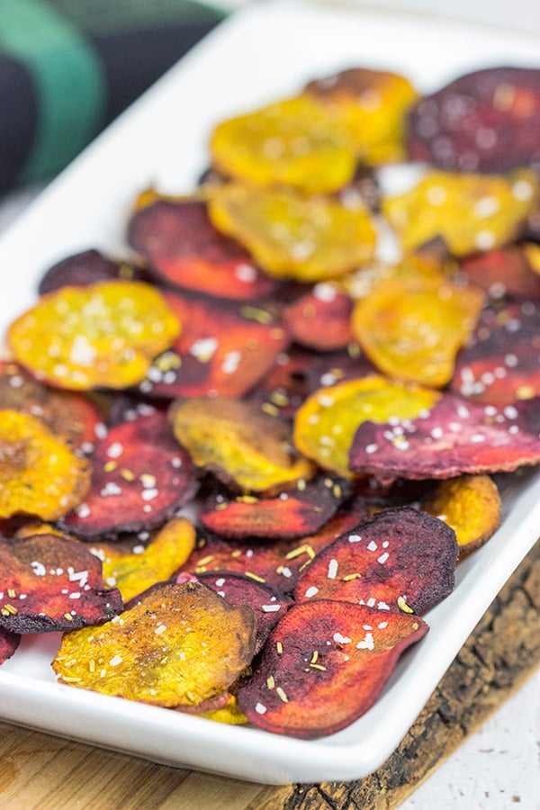 Baked Beet Chips