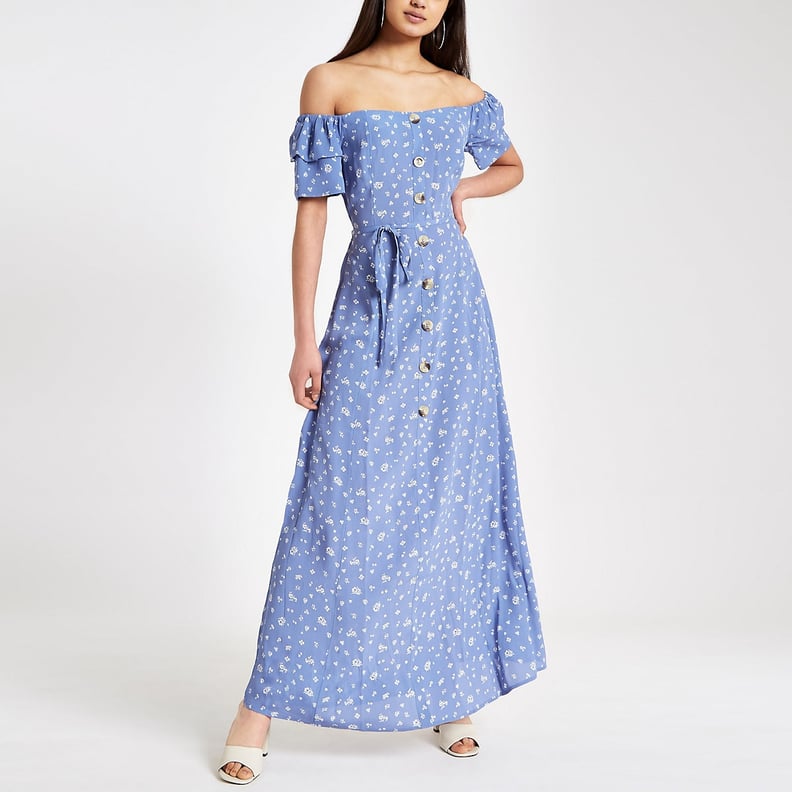 River Island Bardot Maxi Dress