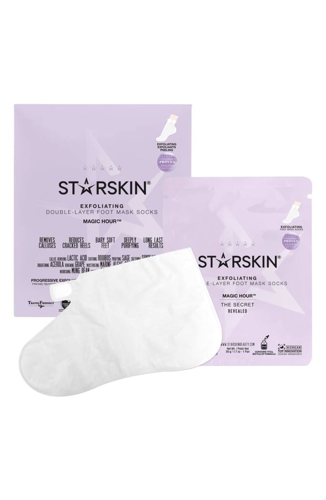 Starskin Magic Hour Exfoliating Double-Layer Foot Mask Socks