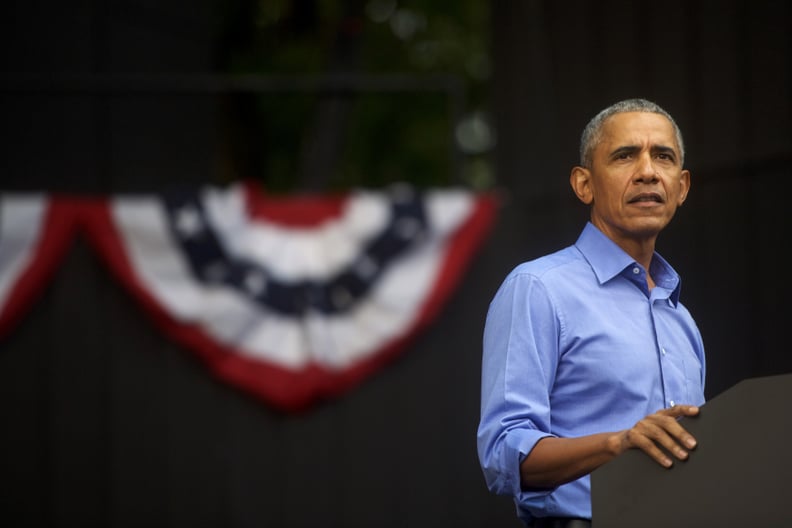 PHILADELPHIA, PA - SEPTEMBER 21:  Former President Barack Obama speaks during a campaign rally for Senator Bob Casey (D-PA) and Pennsylvania Governor Tom Wolf on September 21, 2018 in Philadelphia, Pennsylvania.  Midterm election day is November 6th.  (Ph