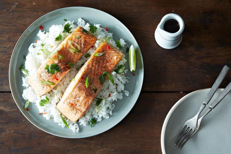 Roasted Salmon With Easy Vietnamese Caramel Sauce