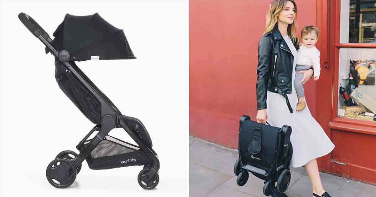flying with a baby stroller