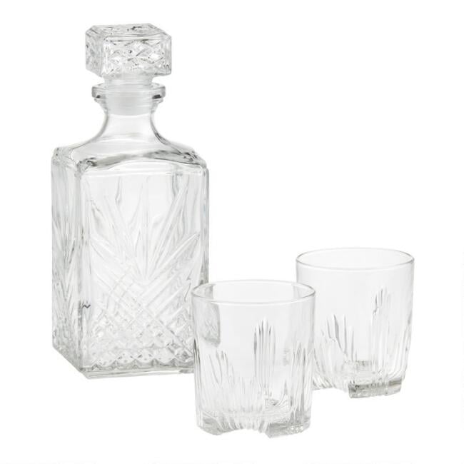 Bormioli Rocco Selecta Seven Piece Whisky Decanter Set