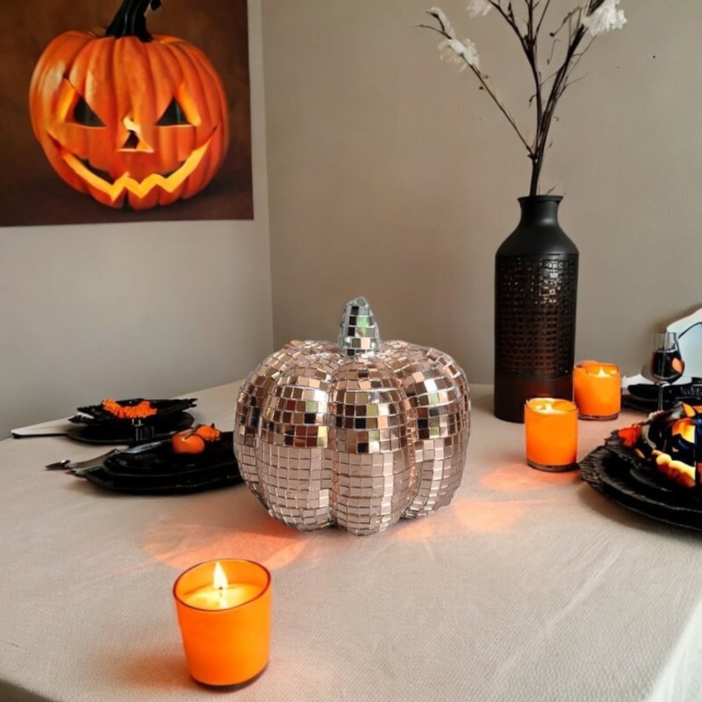 Disco-Ball Pumpkin
