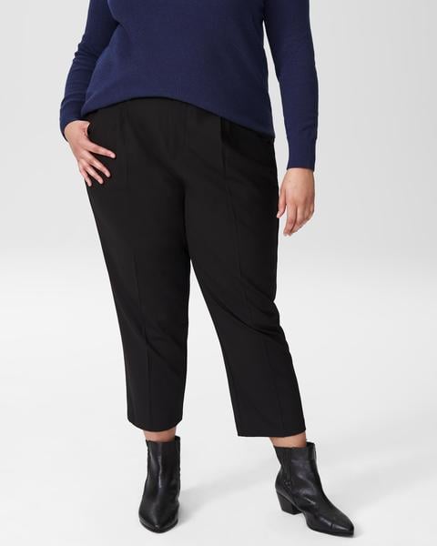 Universal Standard Silvia Slim Cut Wool Cropped Trousers