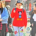 It Wasn't a Party in the USA Until Miley Cyrus Walked in Wearing This Mickey Hoodie
