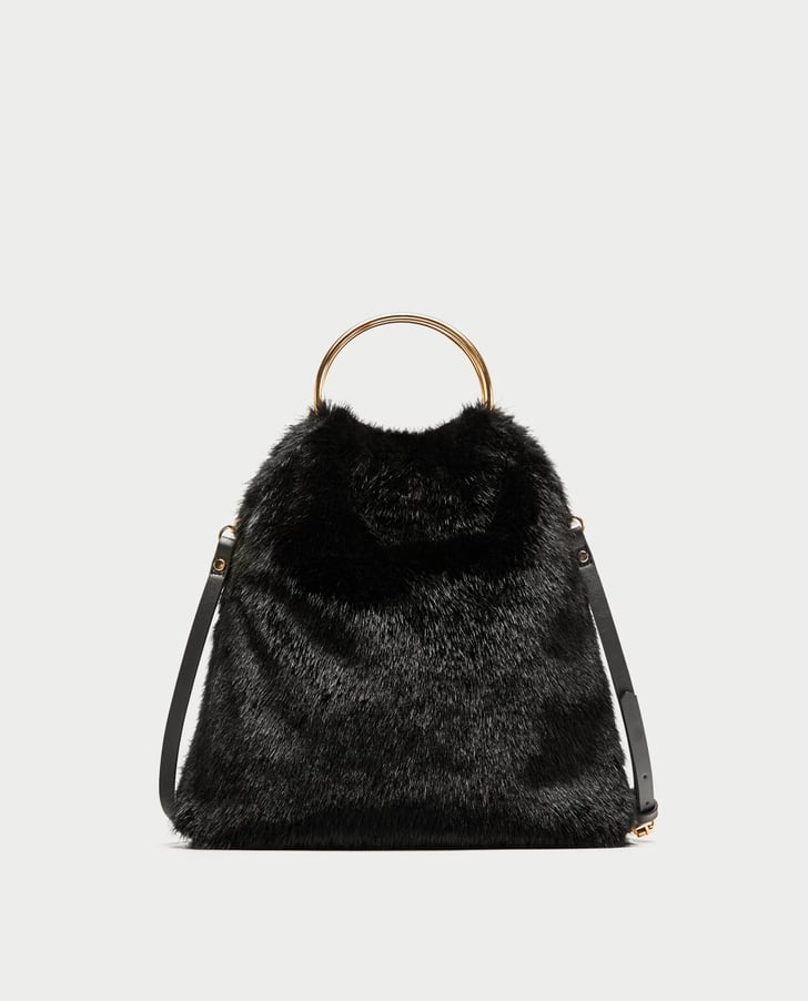 Zara Fur Tote | Chrissy Teigen's Fur Tote Bag | POPSUGAR Fashion Photo 9