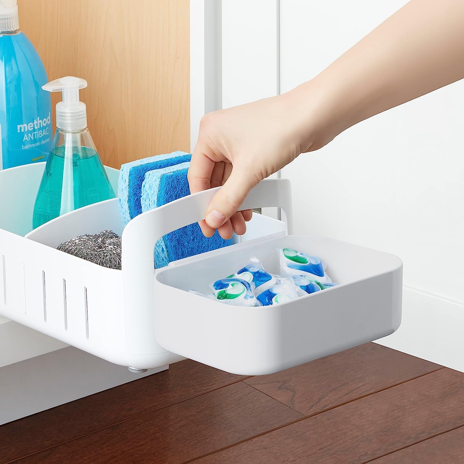 6 Under-Sink Storage Ideas That Will Bring Peace to Your Bathroom