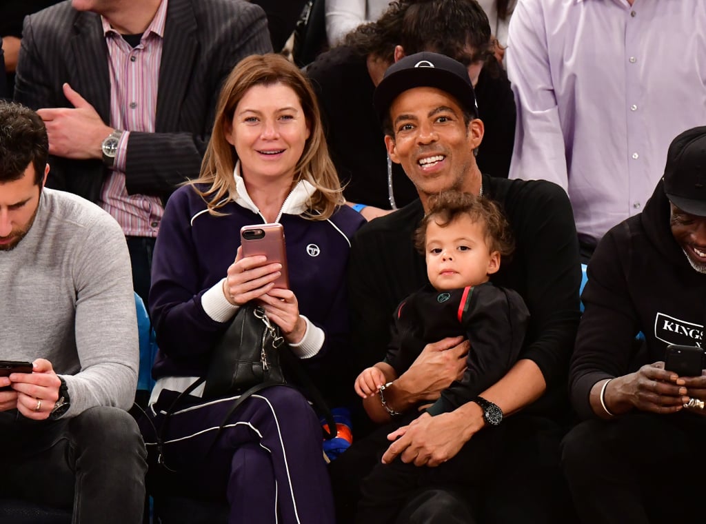 Ellen Pompeo and Chris Ivery at Knicks Game November 2018