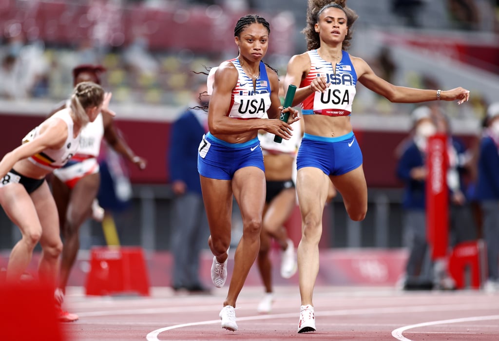 Team Usa Wins Gold In Womens 4x400m Relay At 2021 Olympics Popsugar Fitness 