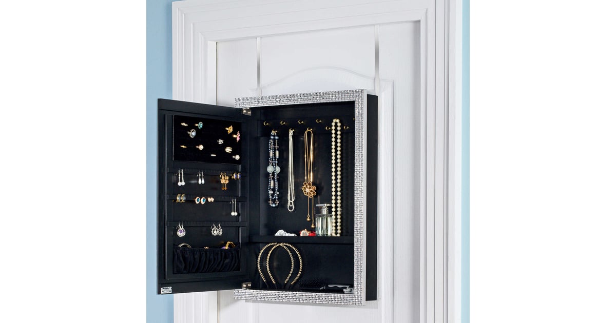 Door Solutions OvertheDoor Mirror Jewelry Organizer Home