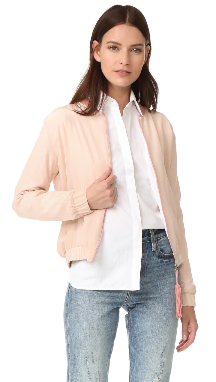 Emerson Thorpe Elma Silk Bomber Jacket