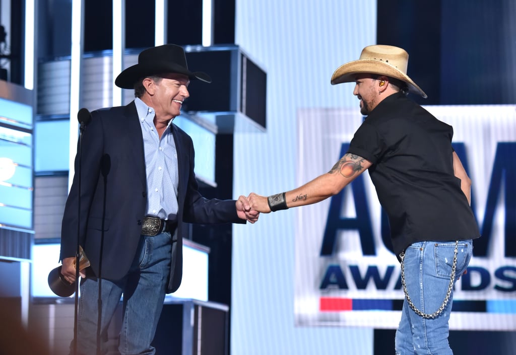 Pictured: George Strait and Jason Aldean