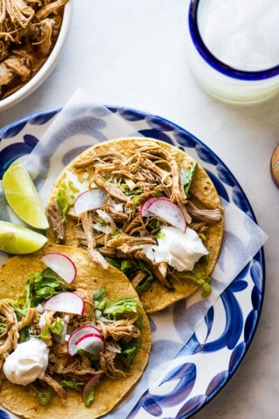 Instant Pot Chicken Tacos