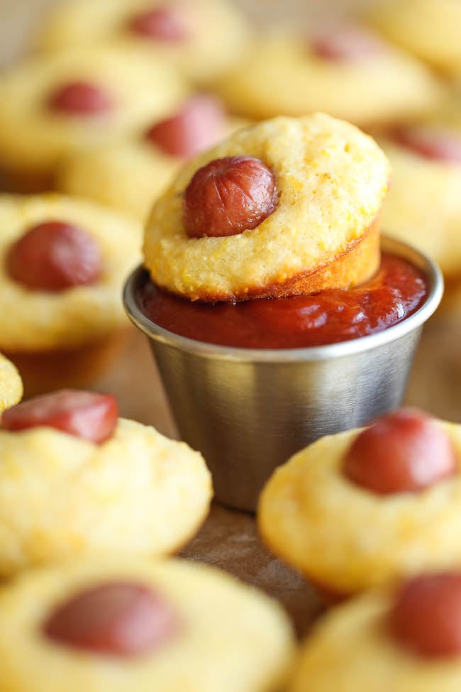 Corn-Dog Minimuffins