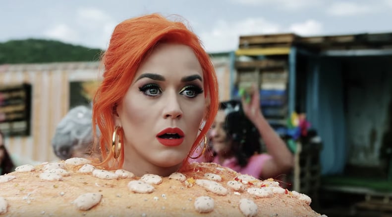 Katy Perry's Orange Hair and Orange Lipstick