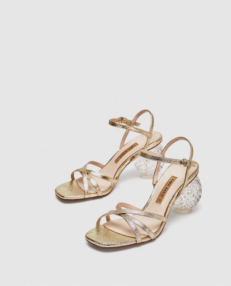 Zara Block Heel Sandals