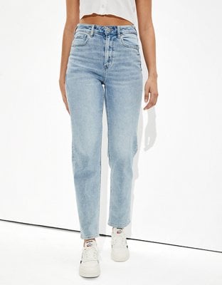 A Stretch Jean: AE Stretch Mom Straight Jean