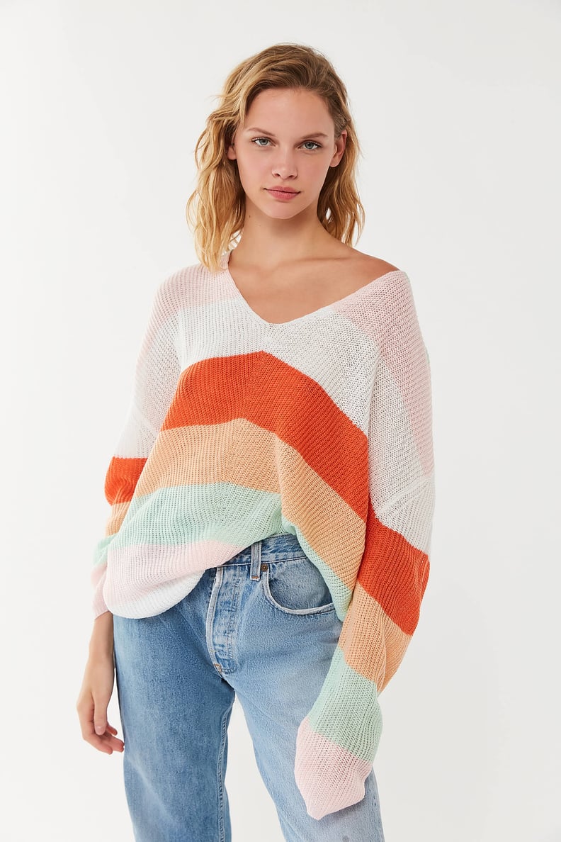 UO Robbie Runaway Oversized Tunic Sweater