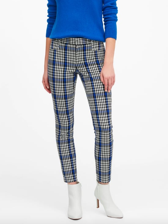 Modern Sloan Skinny-Fit Washable Plaid Pant