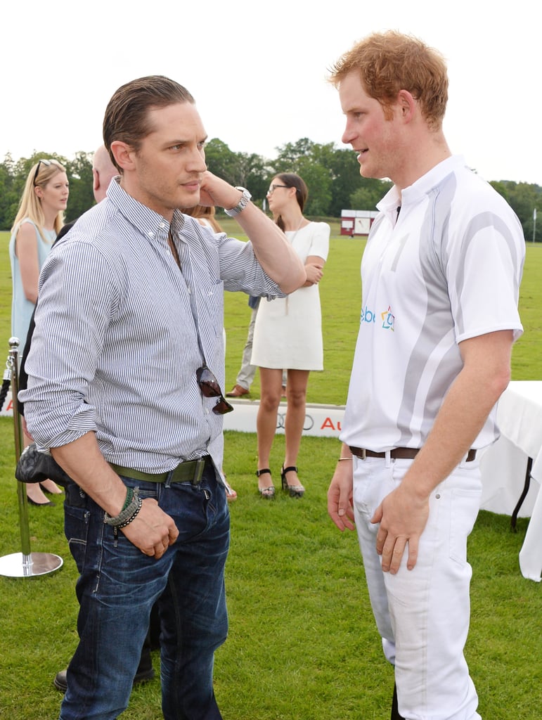 Photos of Tom Hardy and Prince Harry Together