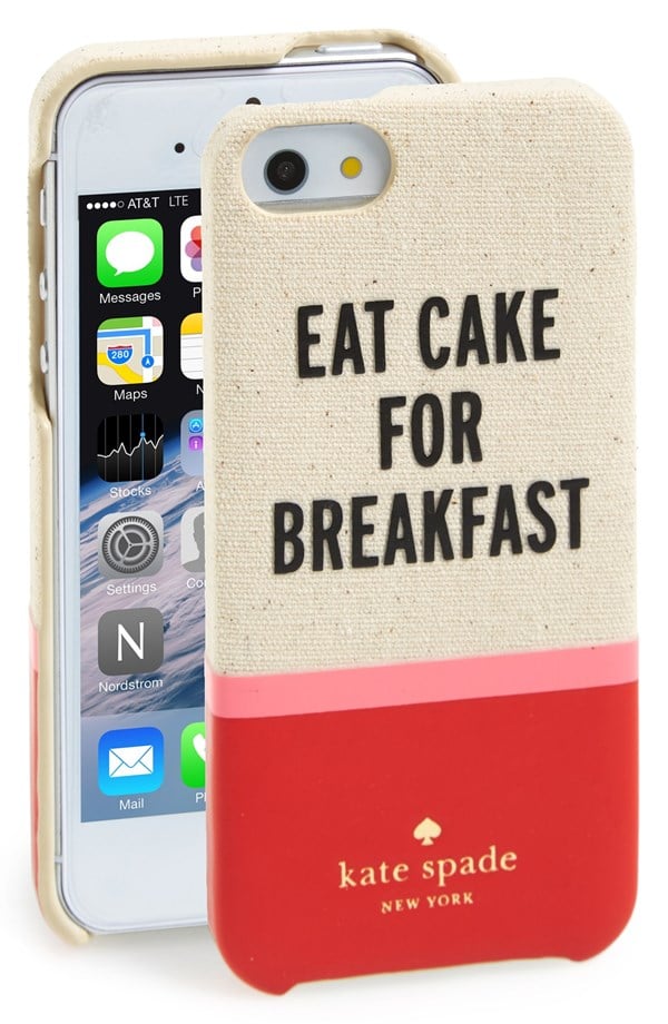 Kate Spade Eat Cake For Breakfast iPhone 5 Case