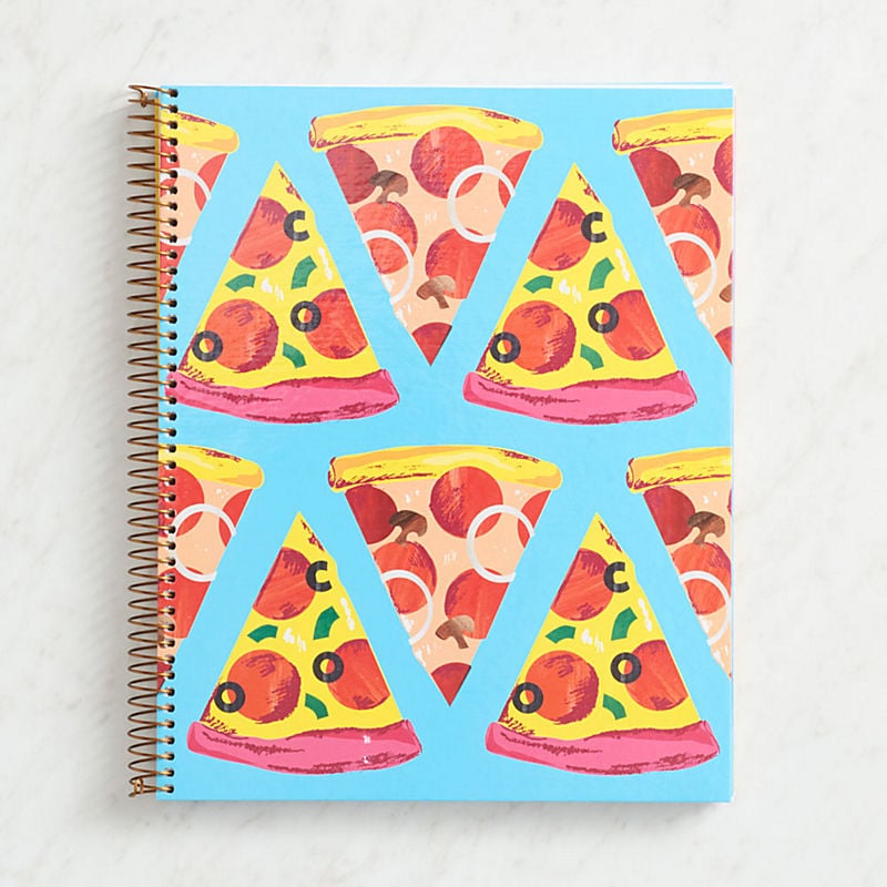 Pizza Spiral Notebook ($13)