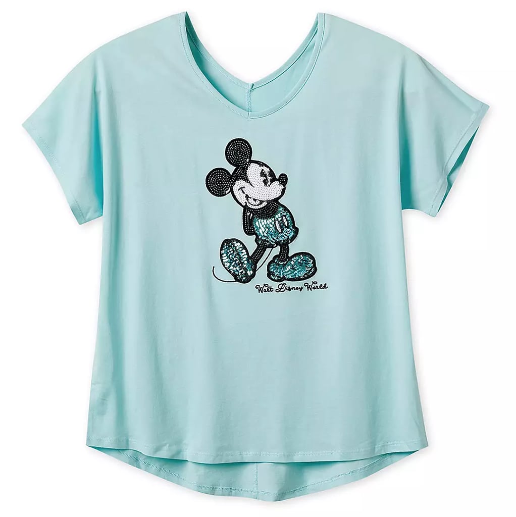 Disney Arendelle Aqua Sequin T-Shirt For Women