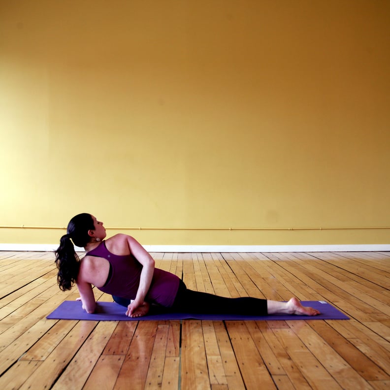 Yoga Pose: Twisting Cobra pose